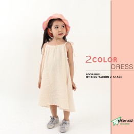 Đầm Hai Dây Bé Gái Nhiều Màu